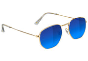 Lunettes de soleil polarisées Turner - Miroir doré/bleu 