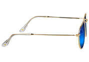 Lunettes de soleil polarisées Turner - Miroir doré/bleu 