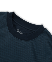 Sweat ras du cou en polaire - Bleu marine