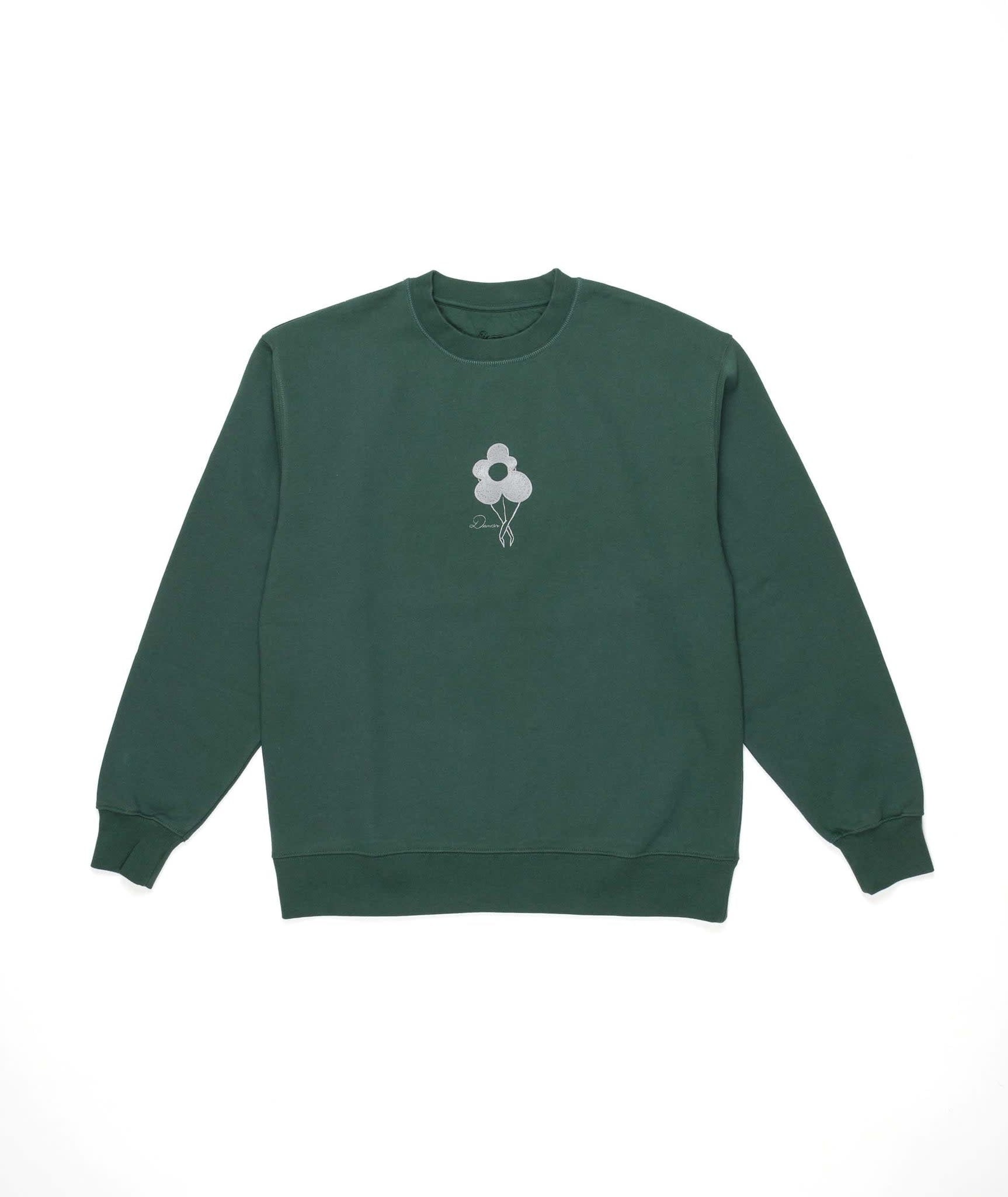 Flower Logo Crew Sweat - Turq