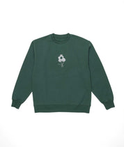 Flower Logo Crew Sweat - Turq