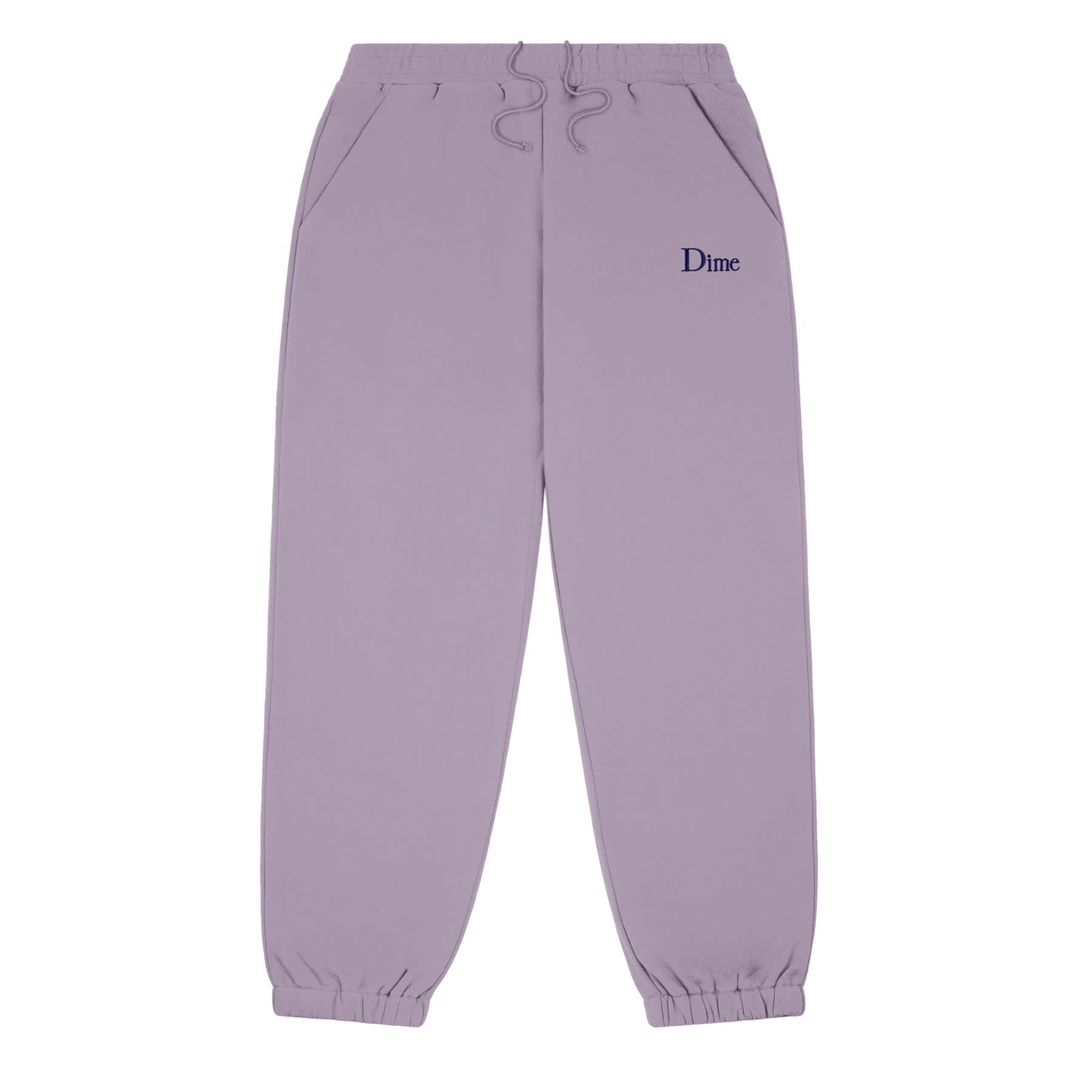 Classic Small Logo Sweatpants - Plum Gray