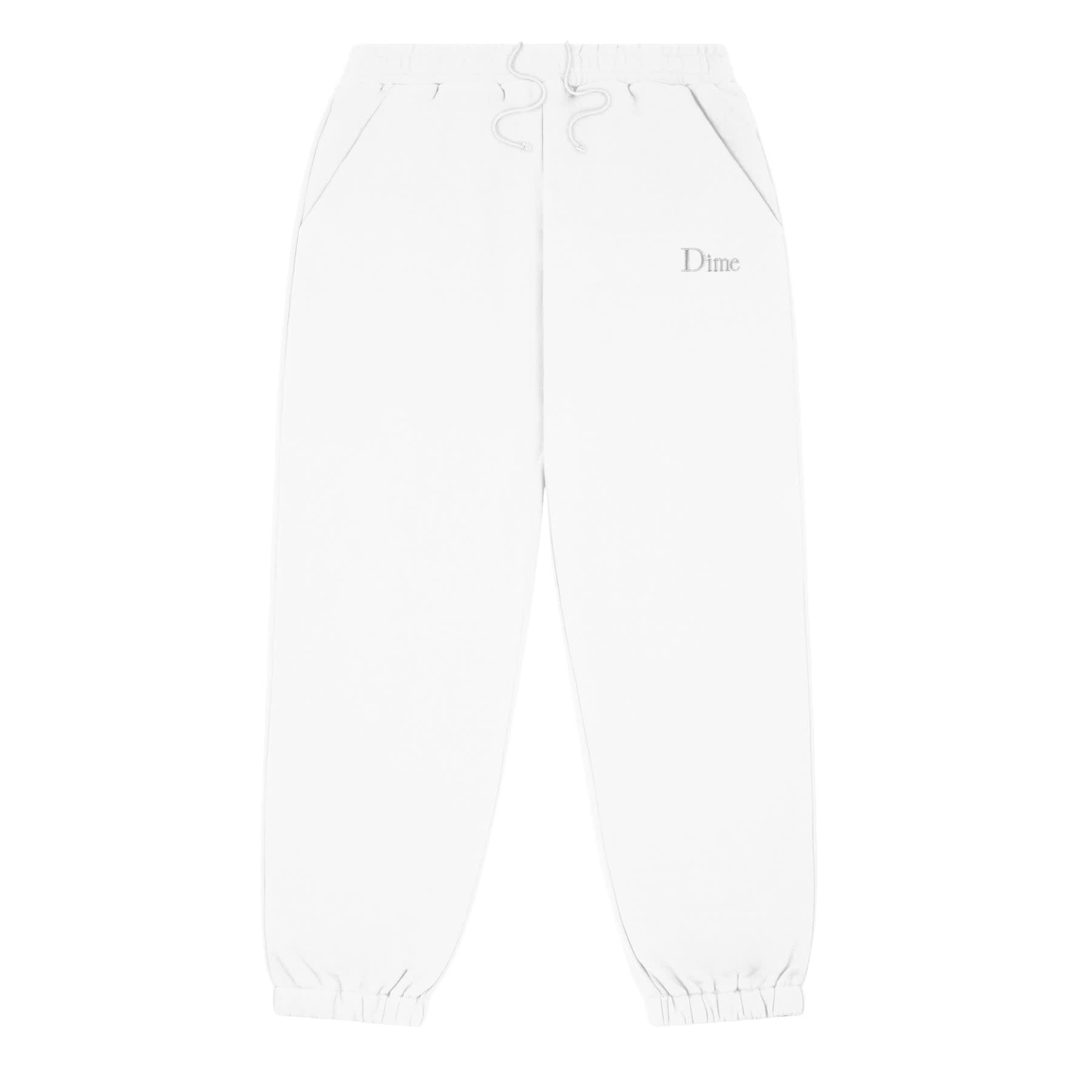 Pantalon de survêtement classique à petit logo - Blanc