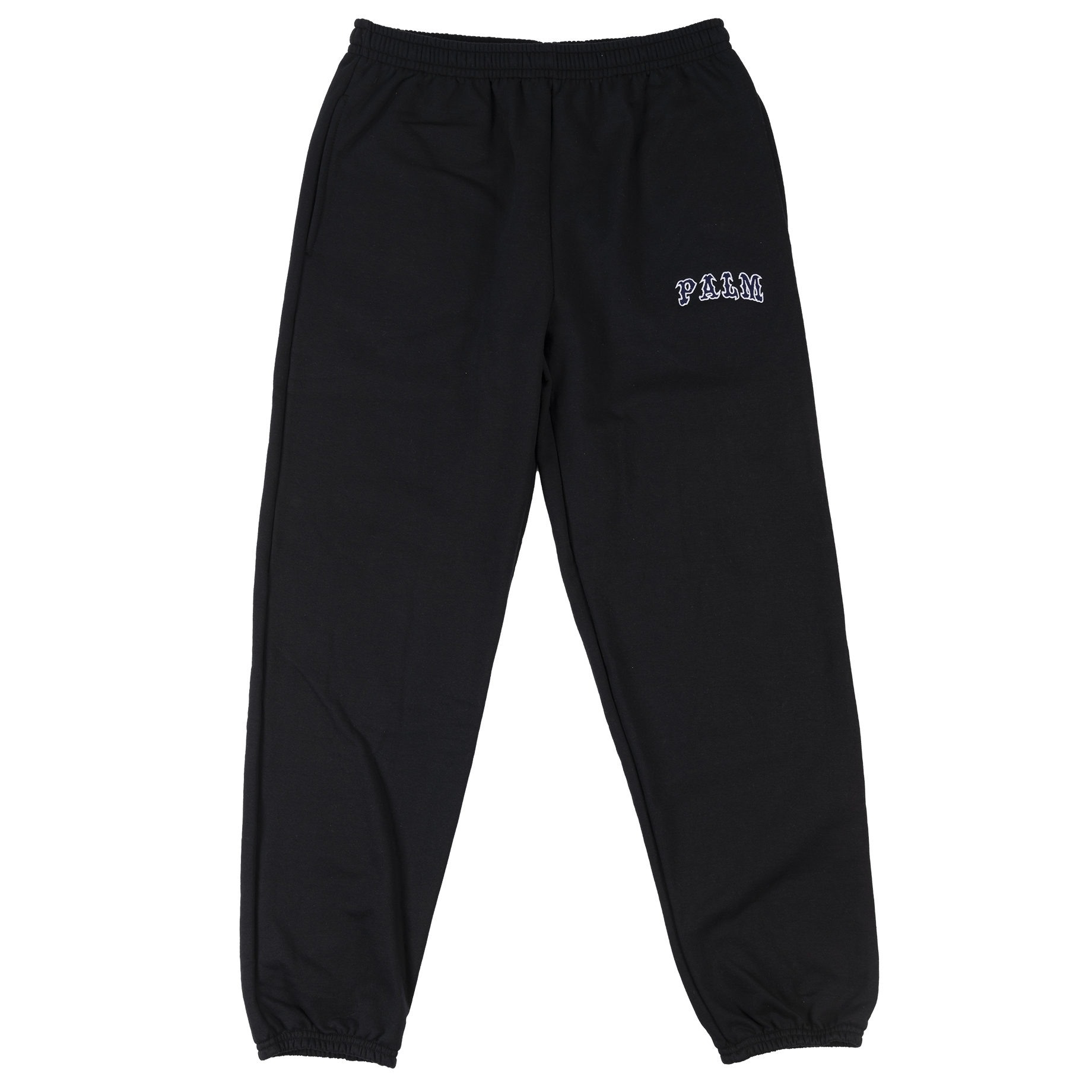 League Embroidered Sweatpants - Black/Blue