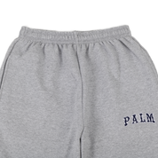 League Embroidered Sweatpants - Grey/Blue