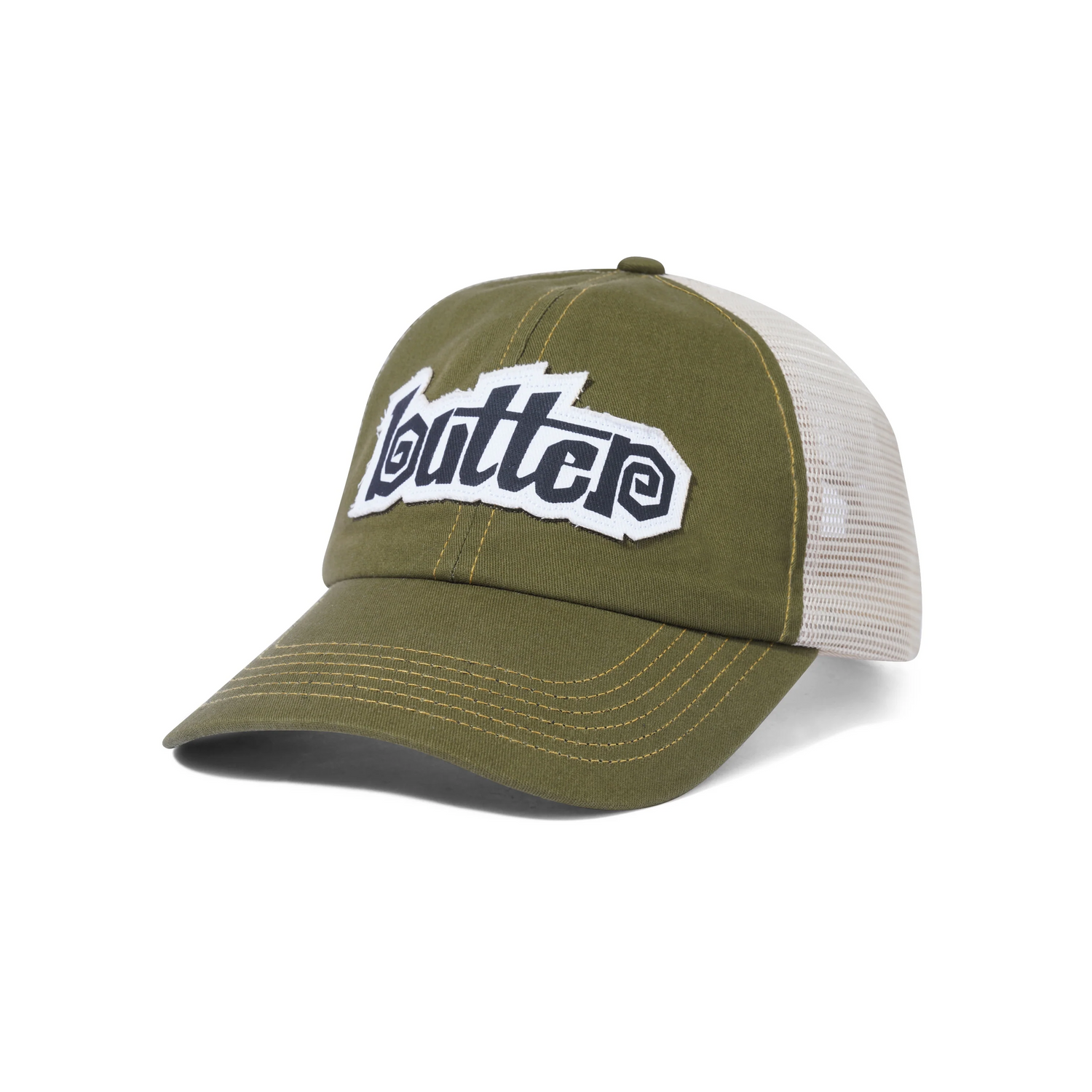 Swirl Trucker Cap - Army