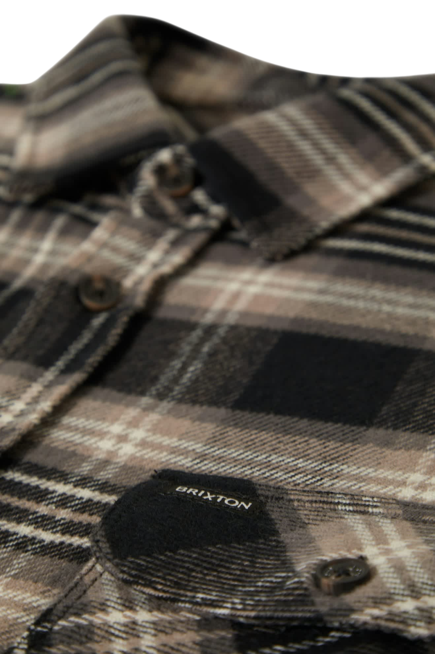 Bowery Flannel - Black/Charcoal/Beige