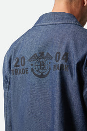 Assembly Reversible Chore Jacket - Indigo/Pine Needle/Whitecap