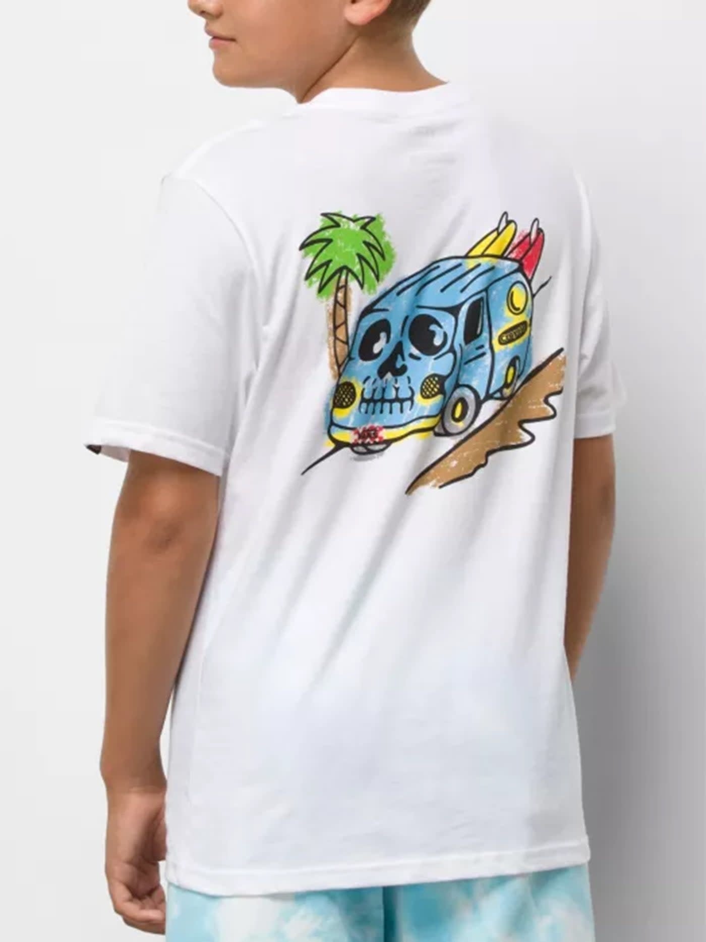 x Crayola Beach Van Boys T-Shirt - White