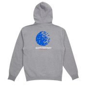 Capuche zippée Telecom - Gris chiné