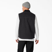 High Pile Fleece Lined Vest - Stonewashed Black (SBK)