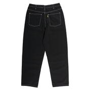 Plaza Jeans - Black Contrast Stitch