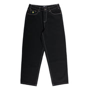 Plaza Jeans - Black Contrast Stitch