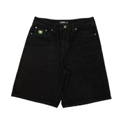 Plaza Jeans Shorts - Black