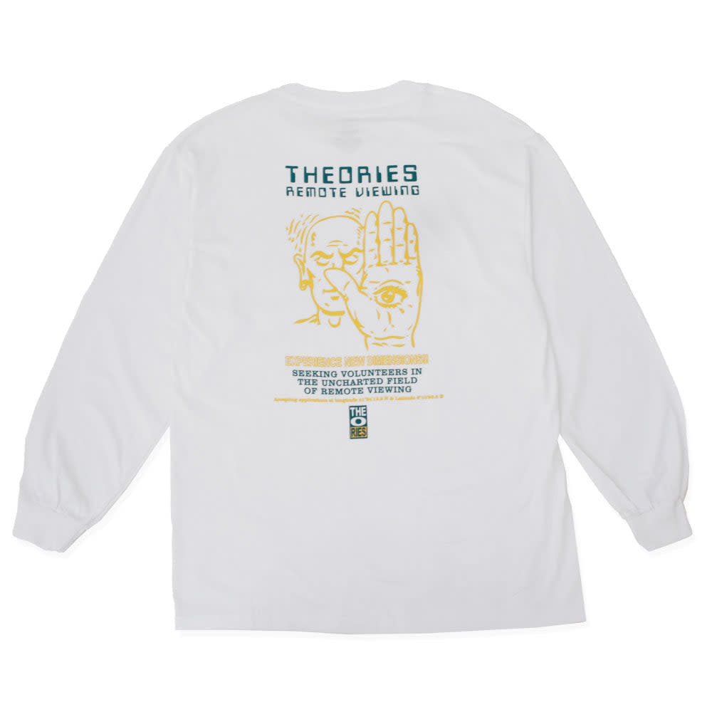 Remote Viewing Longsleeve Tee - White