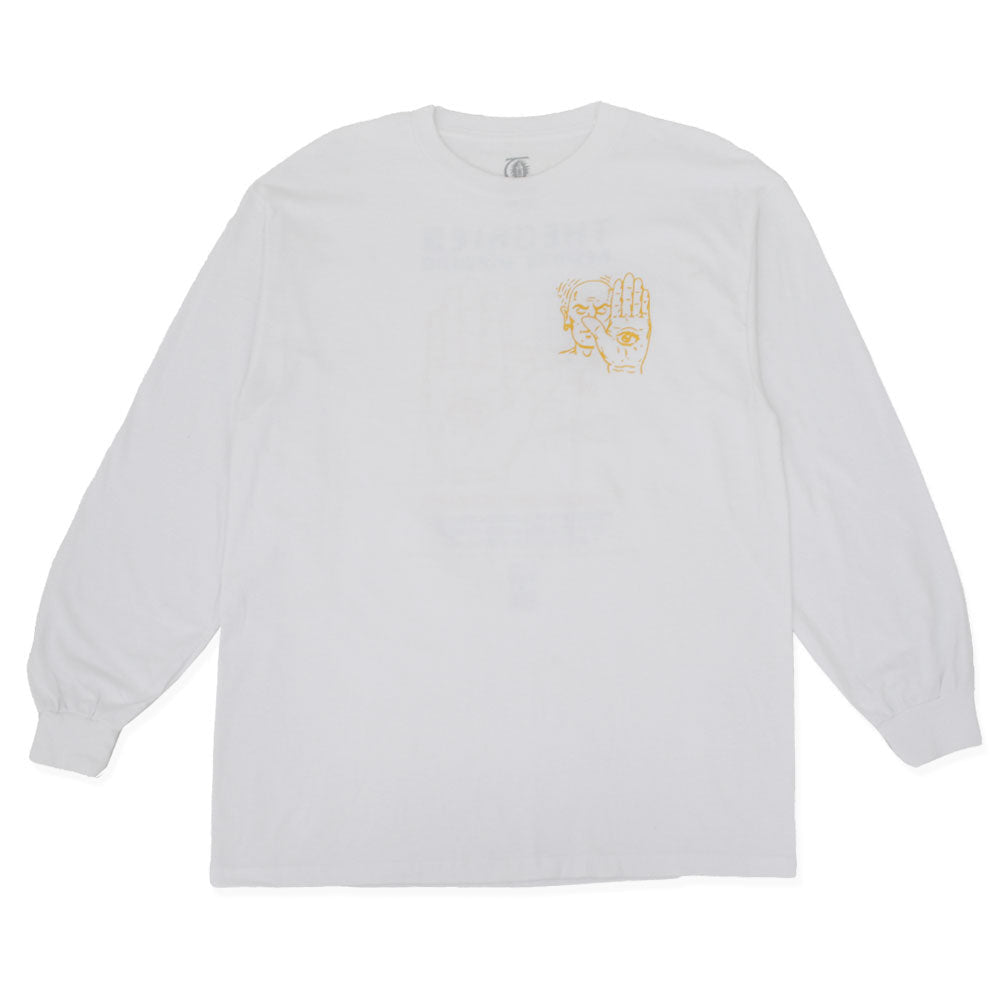 Remote Viewing Longsleeve Tee - White