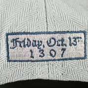 Secretum Herringbone Snapback - Grey/Navy