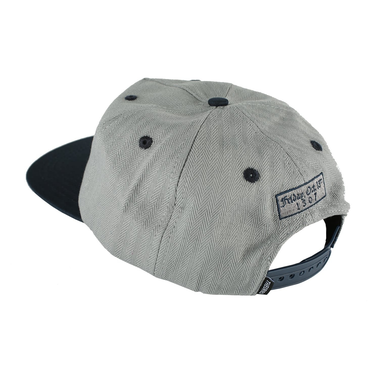 Secretum Herringbone Snapback - Grey/Navy