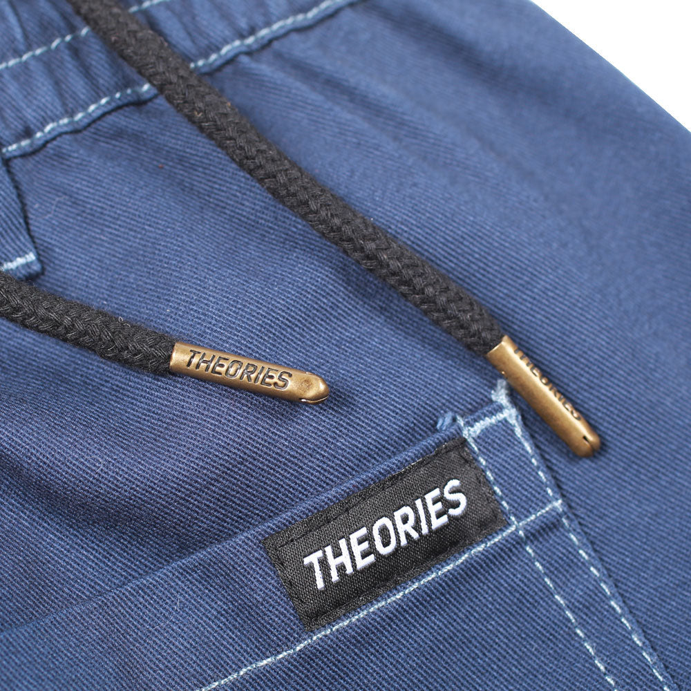 Stamp Lounge Pant - Navy Contrast Stitch