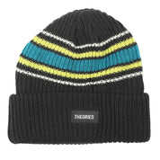 Burst Stripe Beanie - Black