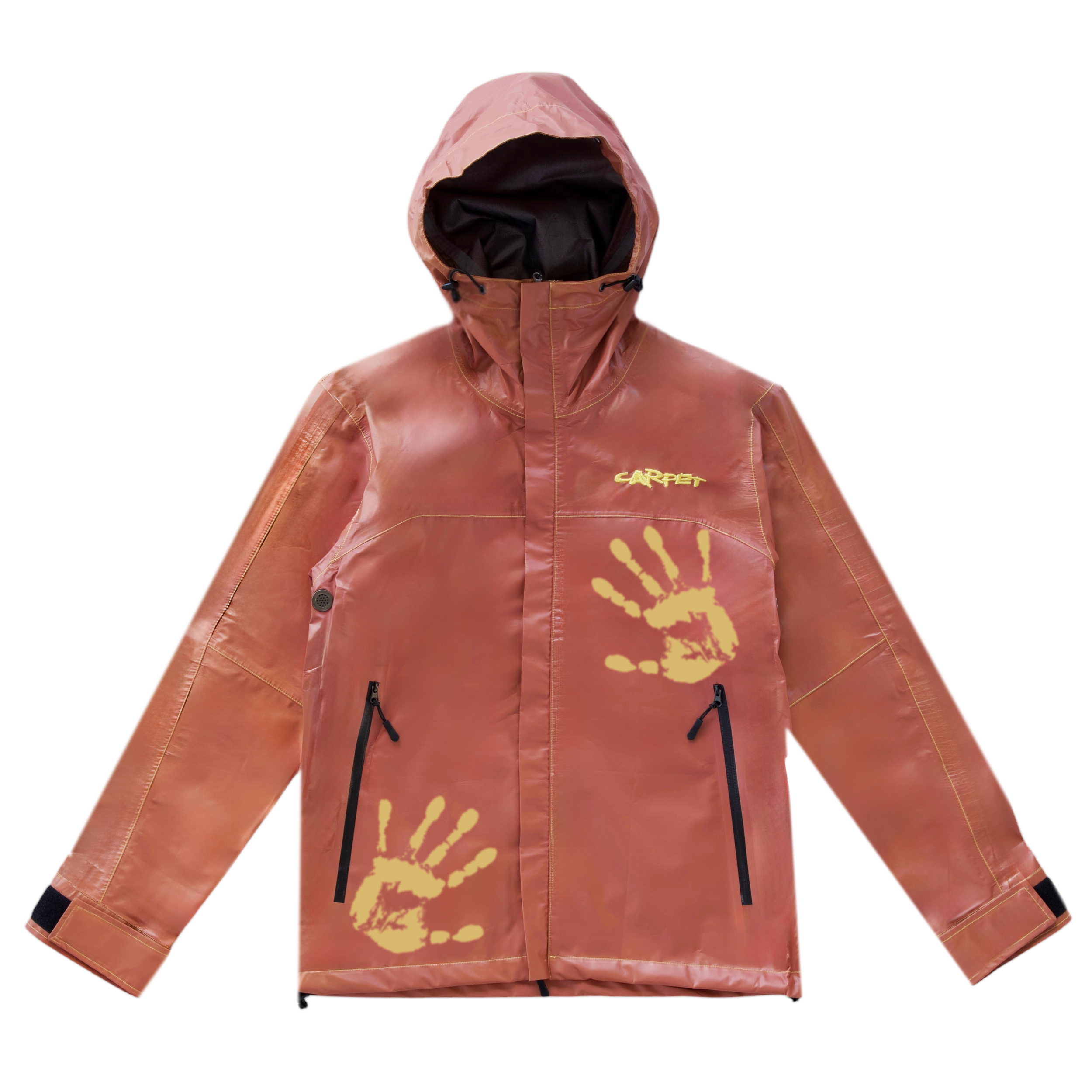 Veste de Pluie Thermique - Marron/Jaune