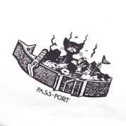 T-shirt Chat en boîte - Blanc