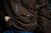 Catskills Lightweight Fleece Half-Zip - Chocolate