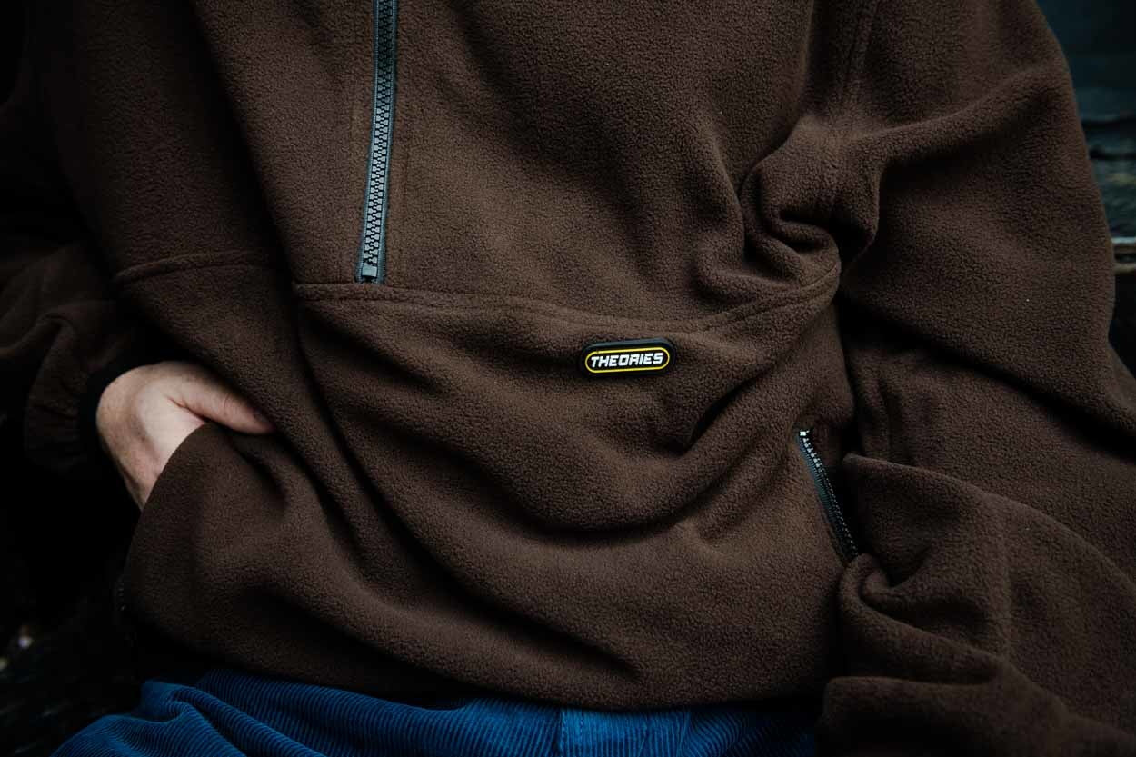 Catskills Lightweight Fleece Half-Zip - Chocolate