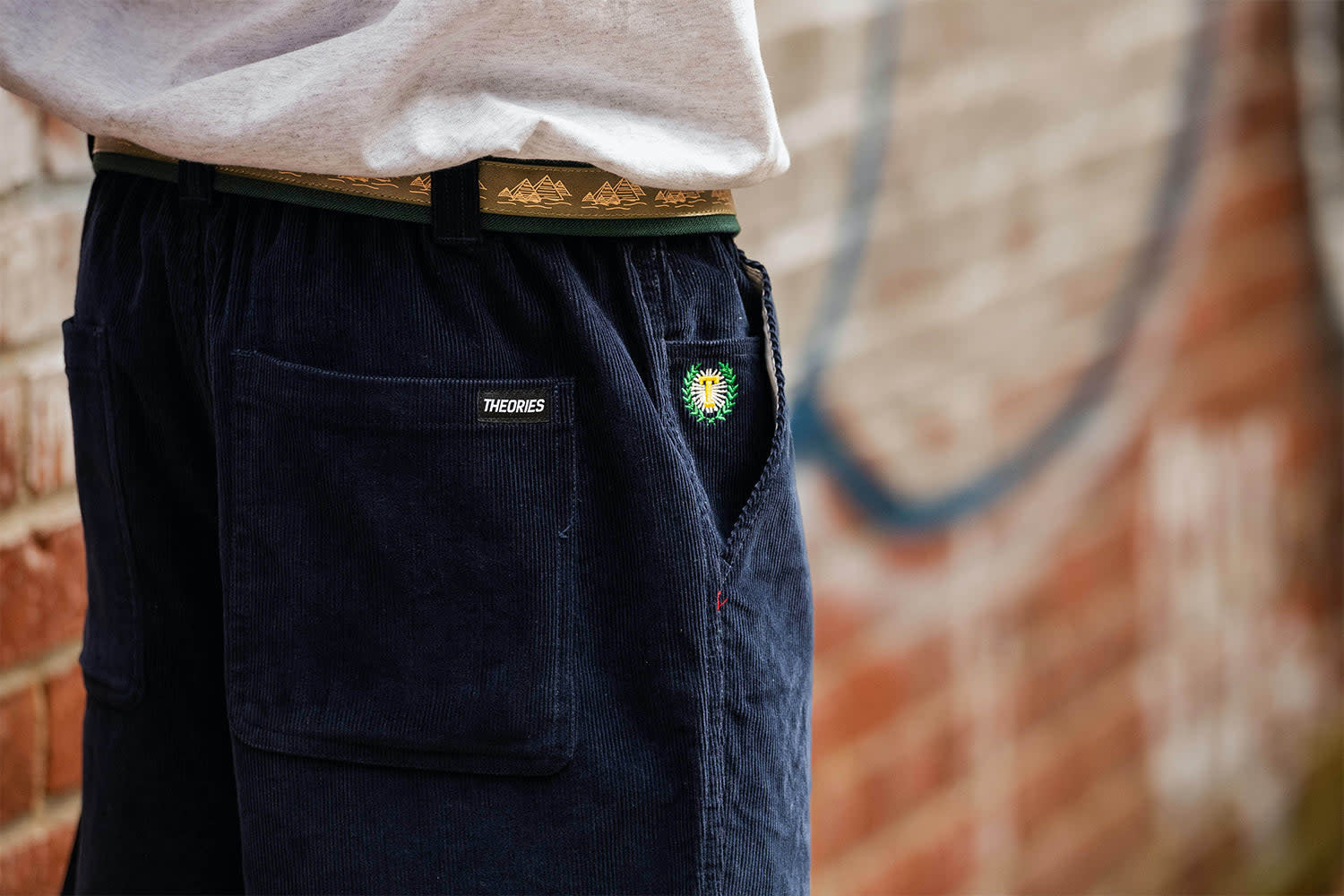 Corduroy Lounge Shorts - Navy