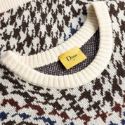 Houndstooth Knit - Cream Multi