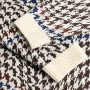 Houndstooth Knit - Cream Multi