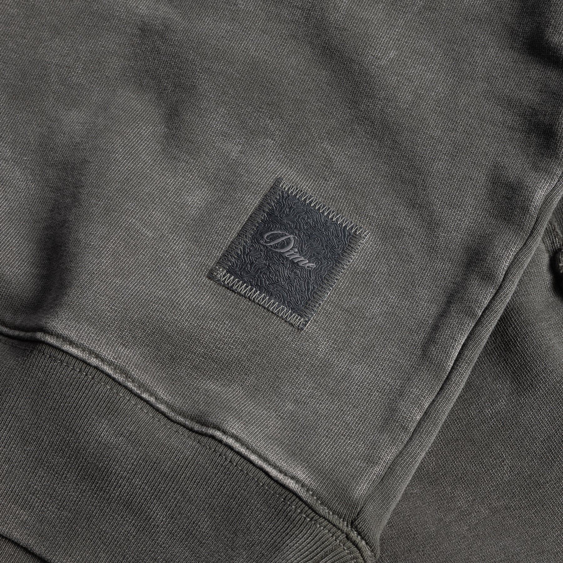 Reverse Stitch Crewneck - Charcoal Washed