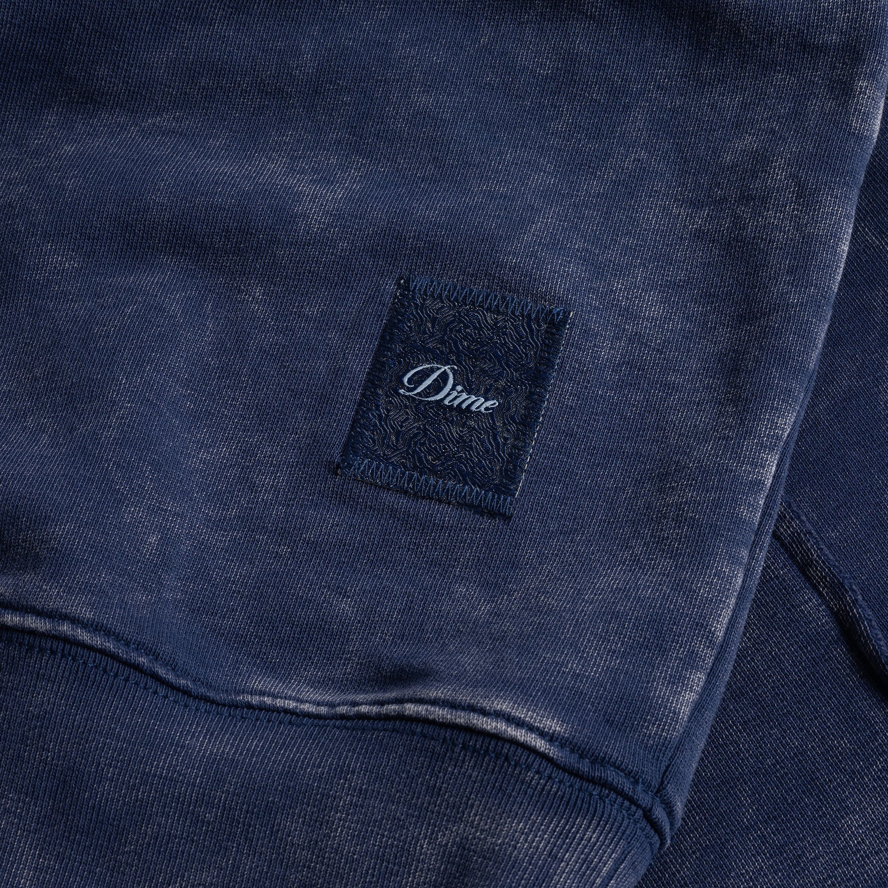 Reverse Stitch Crewneck - Navy Washed