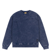 Reverse Stitch Crewneck - Navy Washed