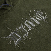 Sweat à capuche en laine Hardcore - Vert armée