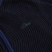 Double Zipper Knit - Navy