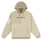 3 Tone Split Hoodie - Sand