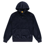 Classic Velour Hoodie - Navy