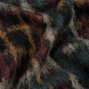 Plaid Mohair Knit - Black