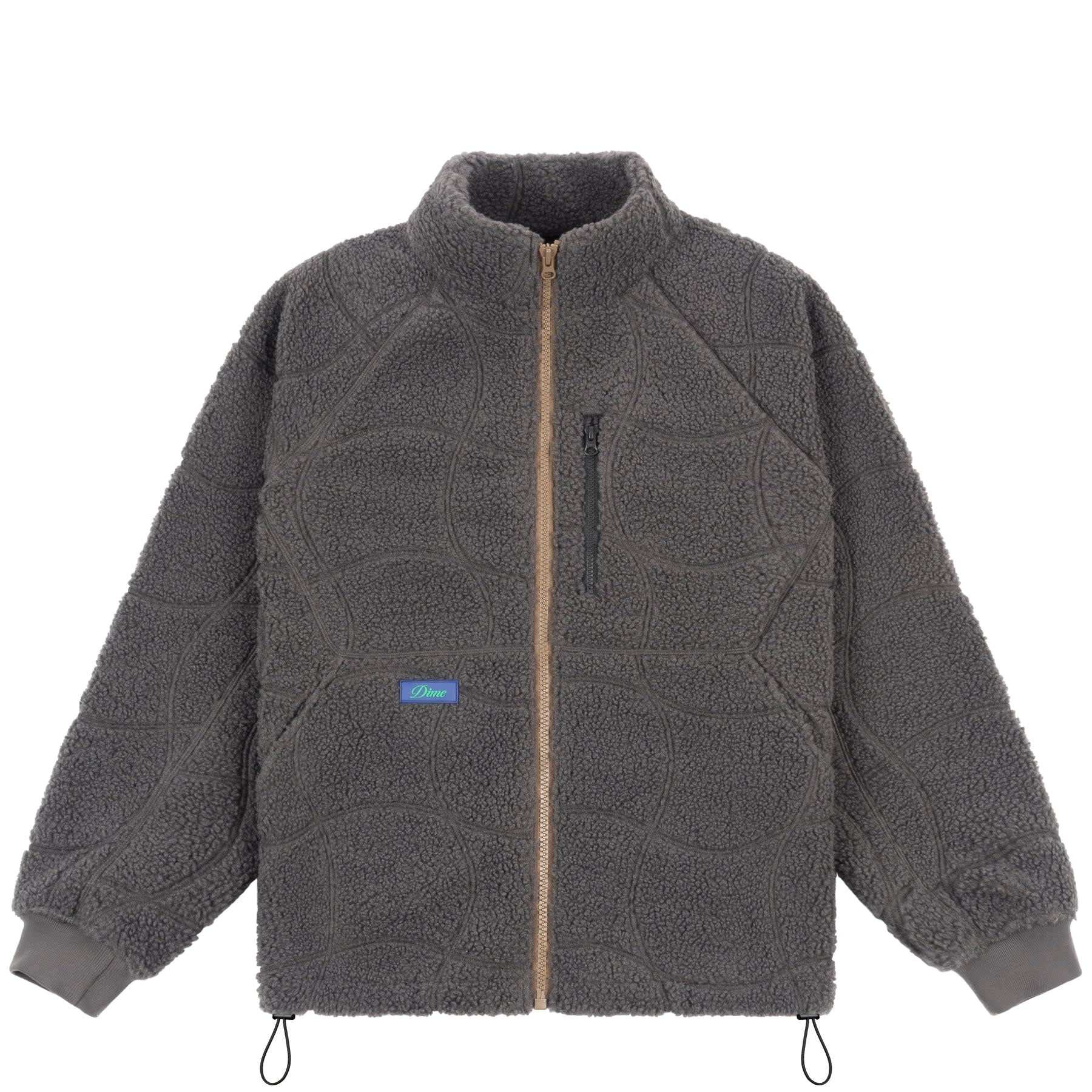 Polaire Sherpa Coverstich - Anthracite