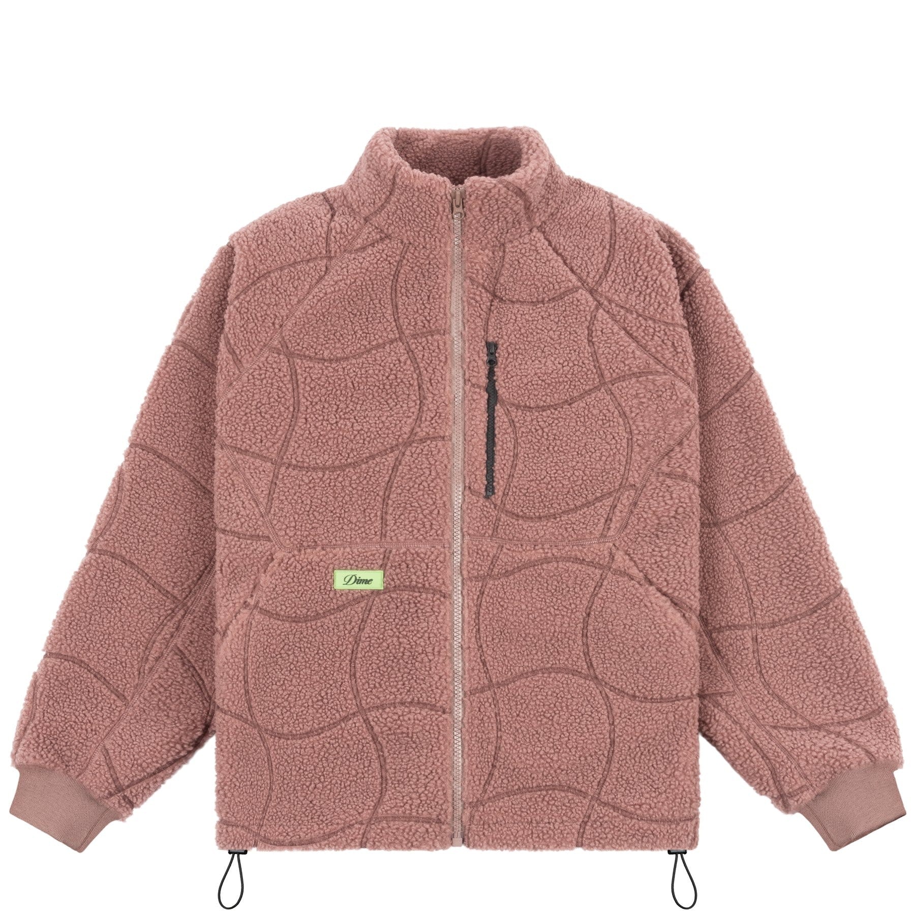 Coverstich Sherpa Fleece - Mauve