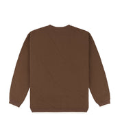 Wave Terry Crewneck - Stray Brown