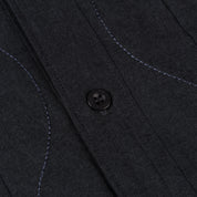 Lotus Button Up SS - Vintage Black
