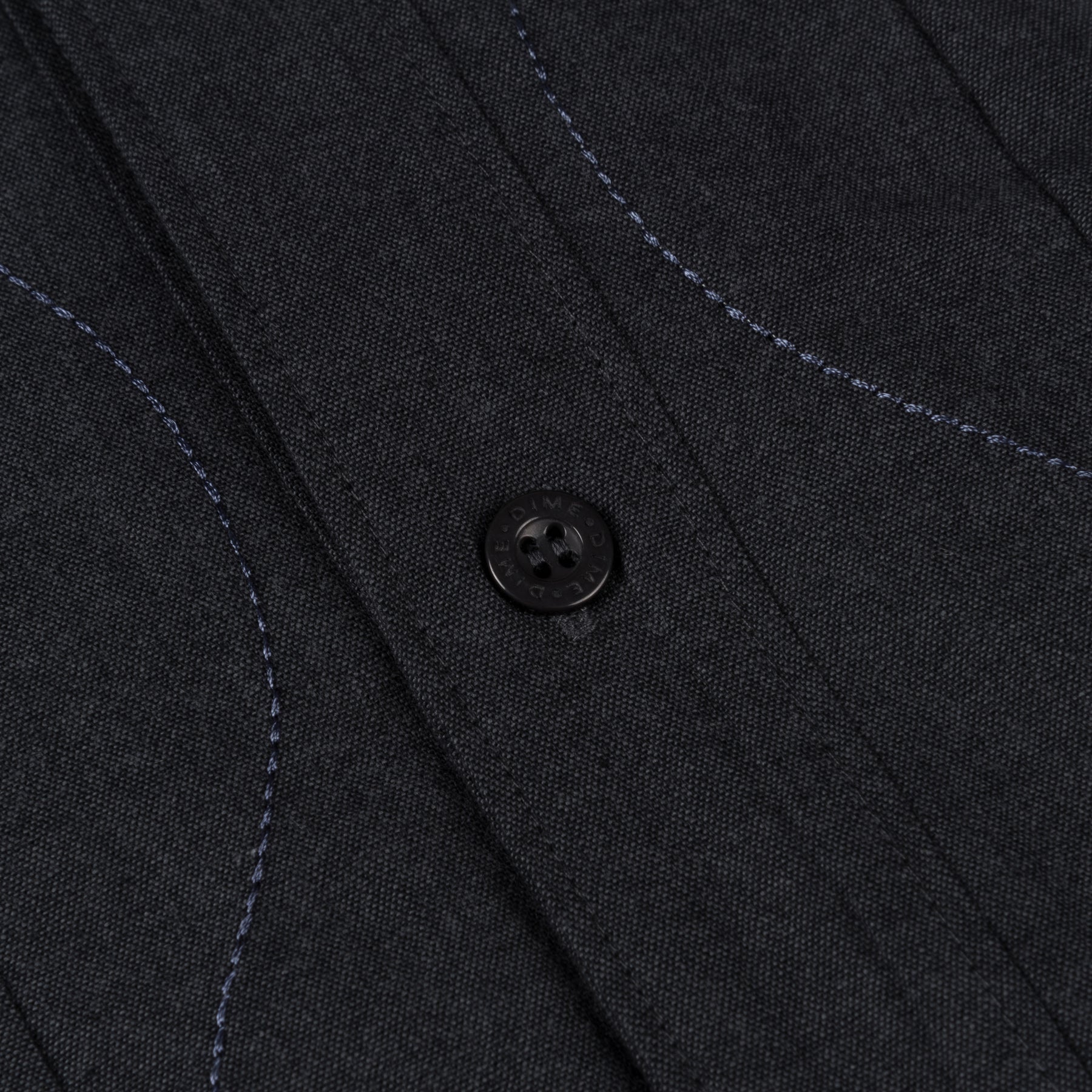 Lotus Button Up SS - Vintage Black