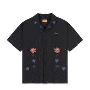 Lotus Button Up SS - Vintage Black