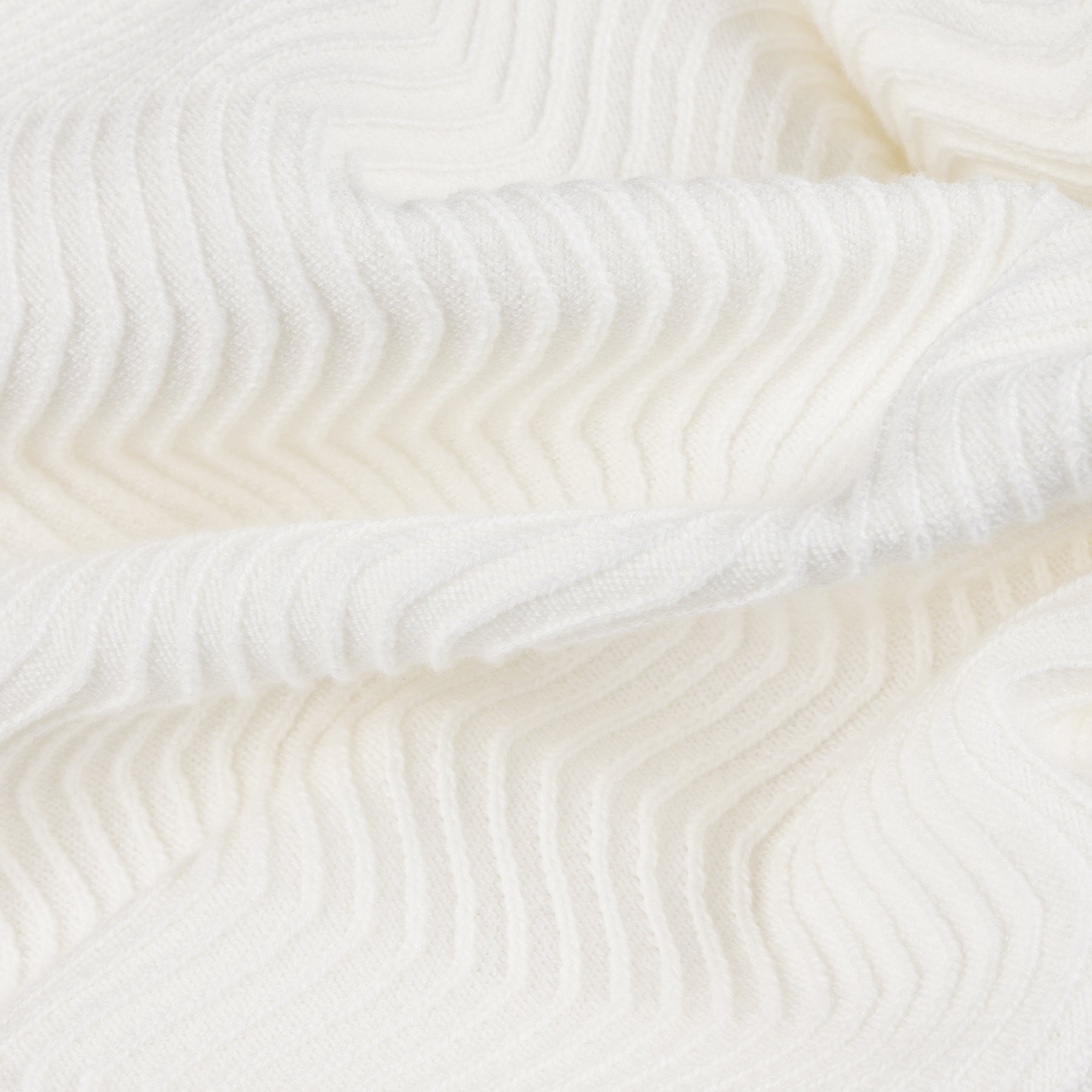 Wave Knit SS Shirt - Ivory