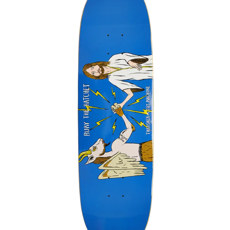 Toy Machine x Thrasher Bury the Hatchet Deck - 8.88 Toy Machine x Thrasher Bury the Hatchet Deck - 8.88