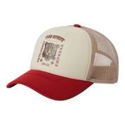 Lost In Reality Netplus Trucker Hat - Whitecap/Adrenaline Rush
