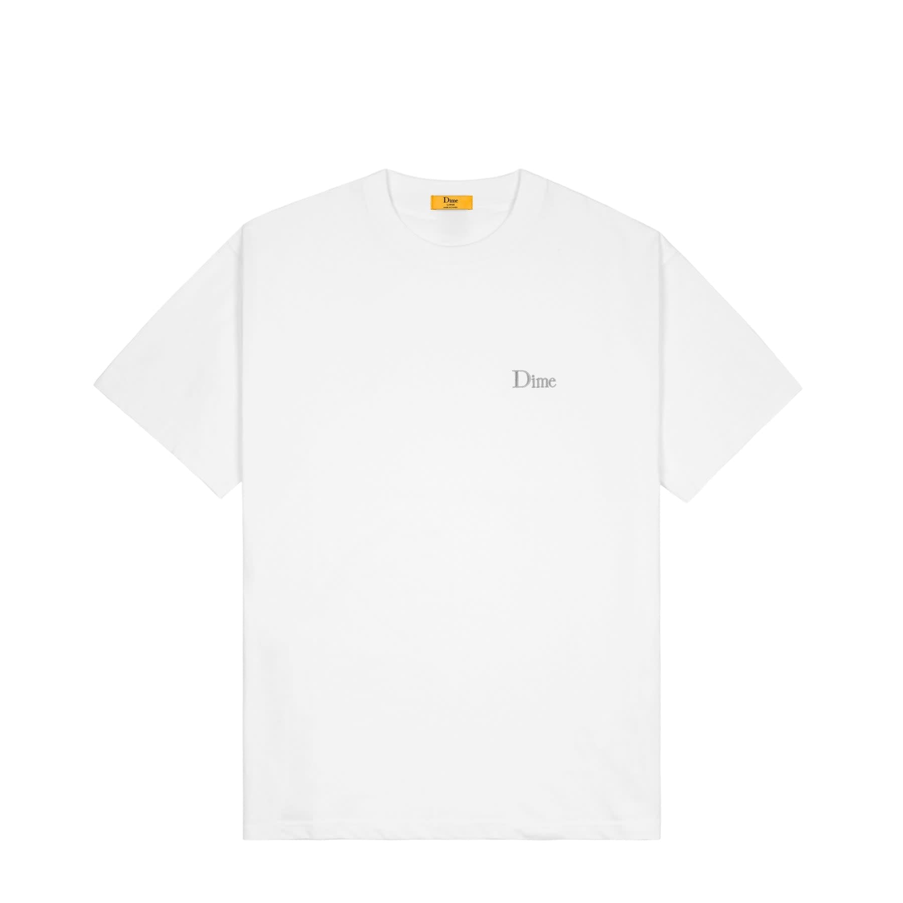 T-shirt classique avec petit logo - Blanc