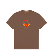 T-shirt Diable - Marron foncé 